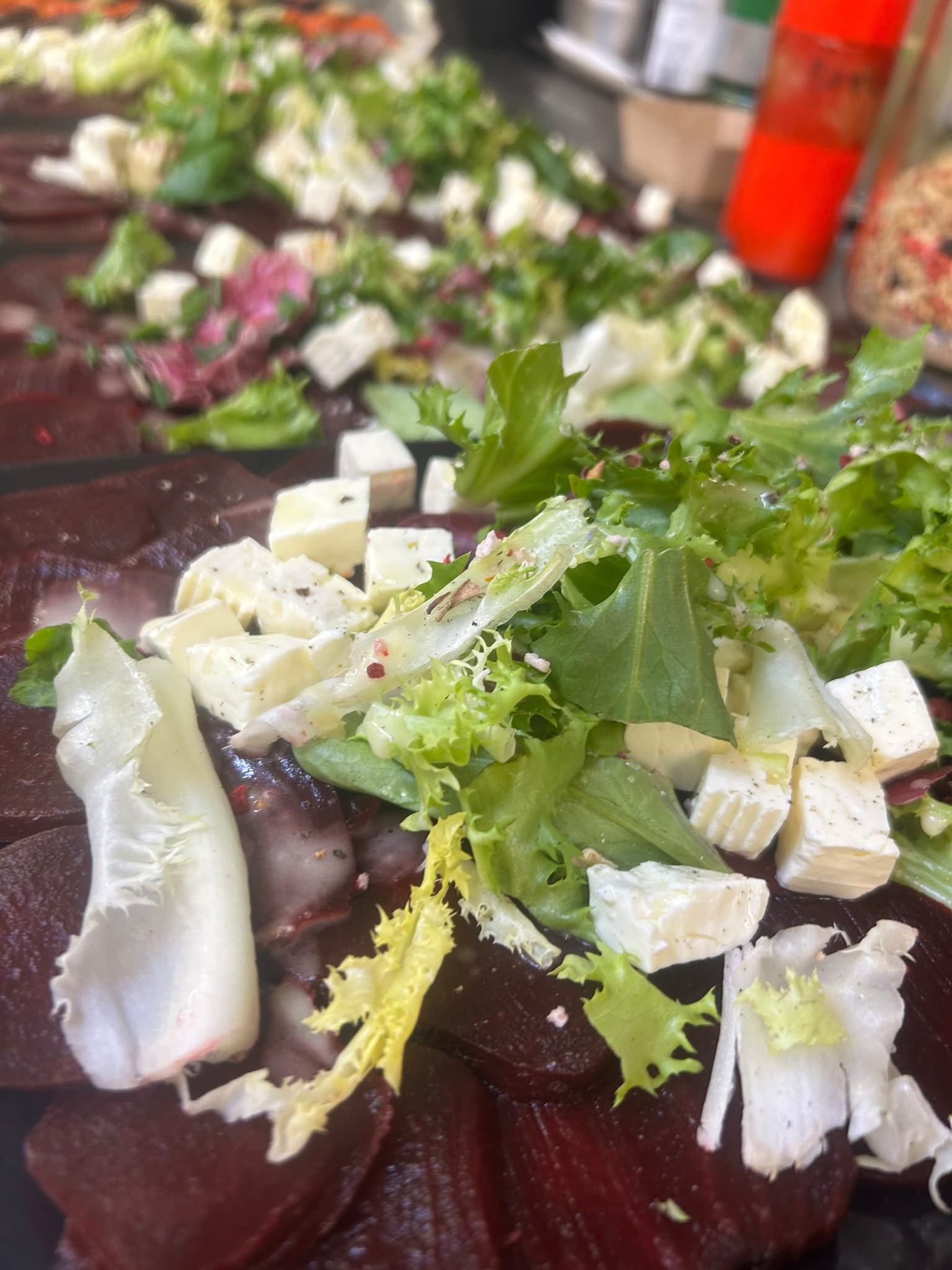 Rote-Bete-Salat mit Feta
